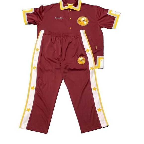 Vintage Platinum FUBU Harlem Globetrotters Warmup Basketball Tracksuit 2XL - Picture 1 of 16